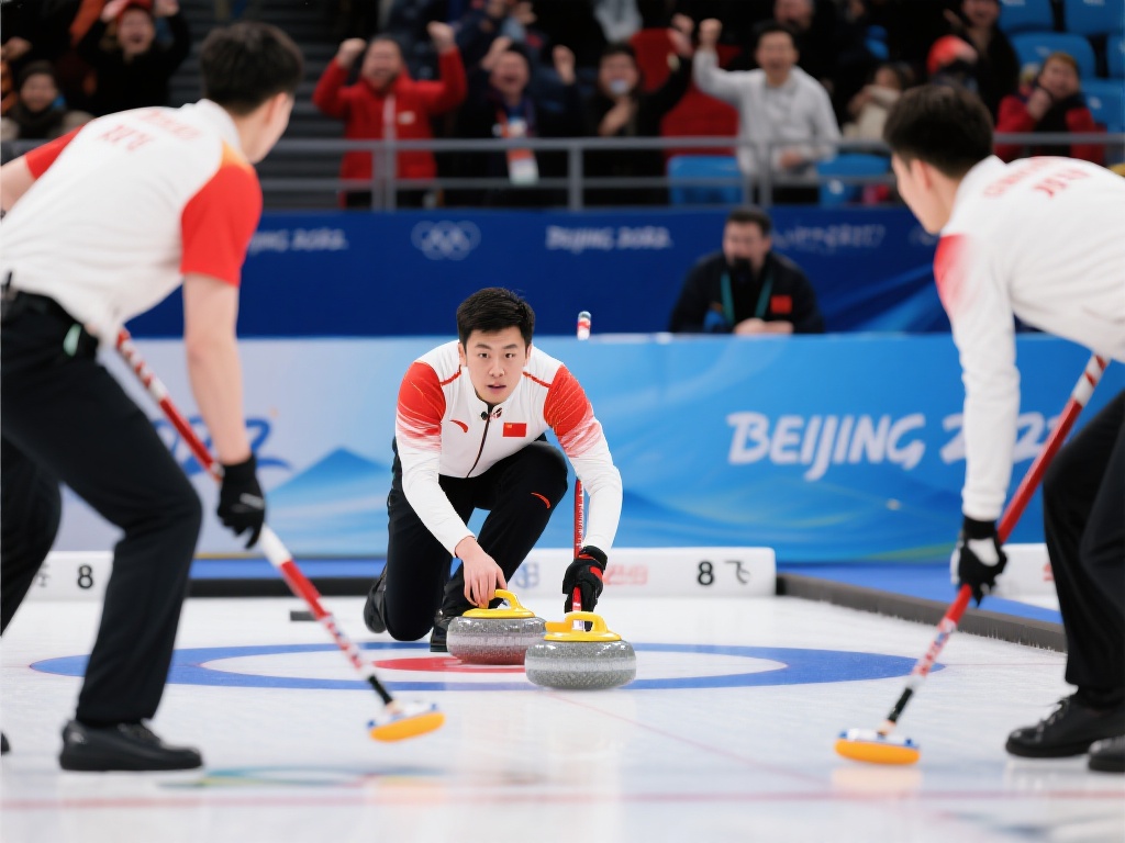 中国男子冰壶队惊险击败奥地利队 这场比赛从一开始就充满了火药味。中国男子